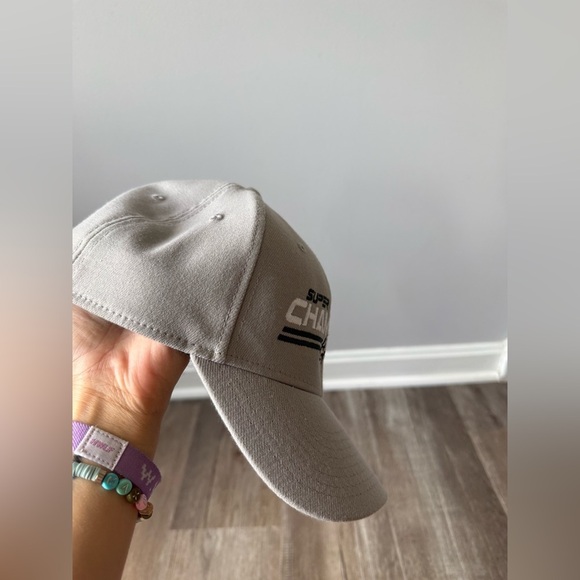 Philadelphia Eagles Super Bowl Champions Hat L2 World Champions Gray Size M L - Picture 3 of 7